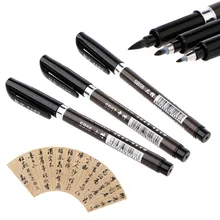 1 шт. Китайская японская кисть для рисования водяными чернилами, ручка для каллиграфии, инструмент для искусства, средняя 135x10 мм