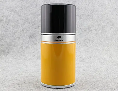 

NEW COHIBA Cigar Hydrating Tube Humidor Jar Hygrometer 7 Count(Yellow)
