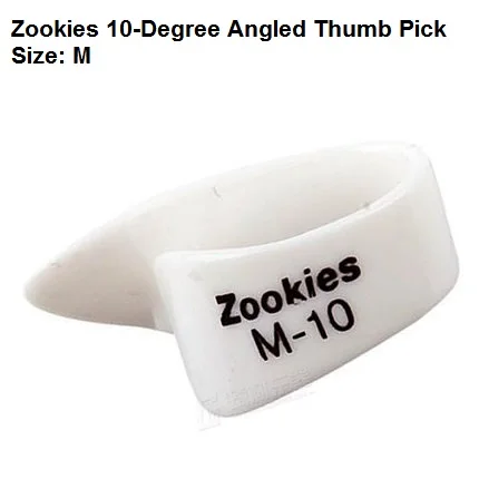 Dunlop белый Пластик с накатанной головкой Палочки медиатор - Цвет: Zookies M10