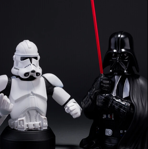 

Star Wars Piggy Bank 20CM Star Wars Stormtrooper Darth Vader PVC Action Figure Collectible Model Toy Decoration Money Cans