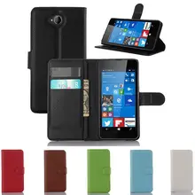 Роскошные Флип Магнитный искусственная кожа бумажник Стенд чехол для Nokia Microsoft Lumia 650 чехол личи шаблон чехол для Nokia Lumia 650