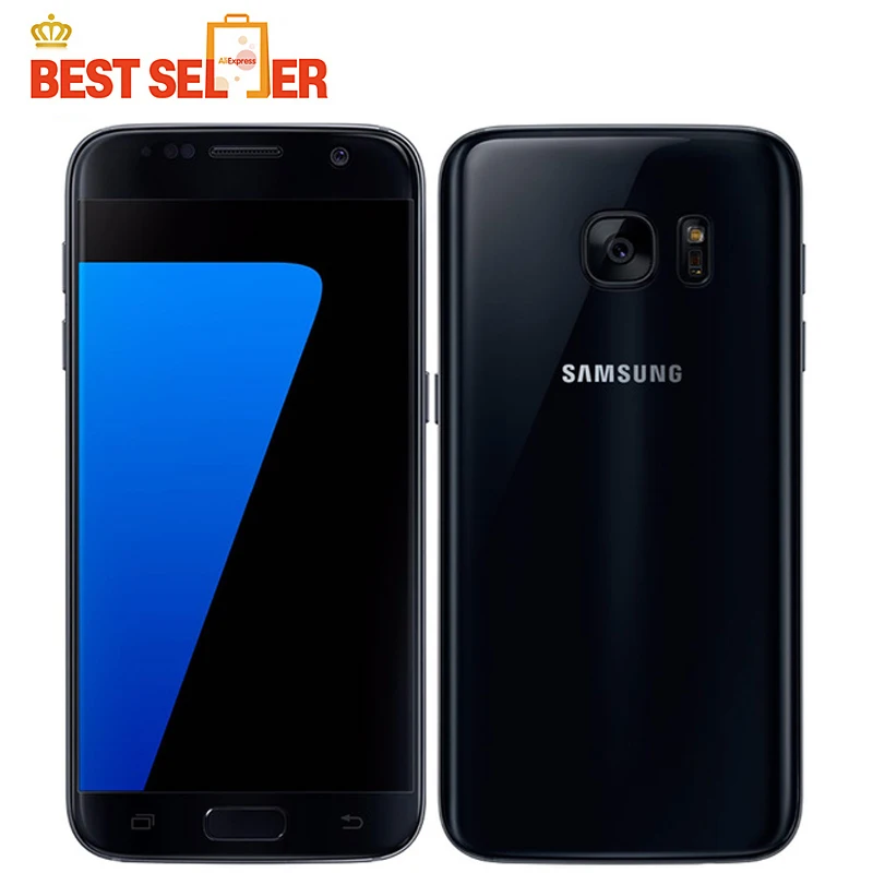

Original Unlocked Samsung Galaxy S7, 4G LTE Mobile Phones, G930F G930V G930A G930T, 5.1 inch 4GB RAM 32GB ROM NFC Smartphones