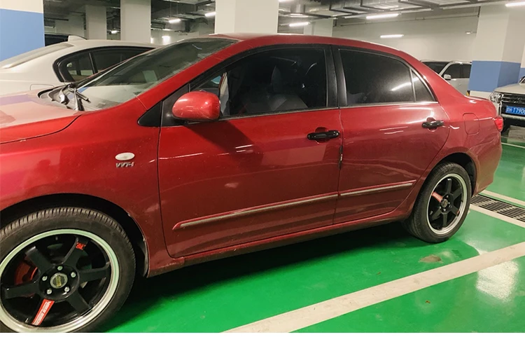 Для Toyota Corolla E140 E150 2007 2008 2009 2010 2011 2012 дверная ручка чаши крышка наклейка отделка Аксессуары для автомобиля Стайлинг