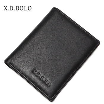 

XDBOLO Free Shipping Magnet Function MultiCard Holder Zipper Coin Pocket Thin Men Wallet Made of Genuine Leather