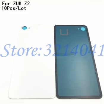 

10Pcs/Lot 5.0 inches Back Battery Cover For Lenovo ZUK Z2 Housing Glass Battery Cover With Logo + 3M Adhesive