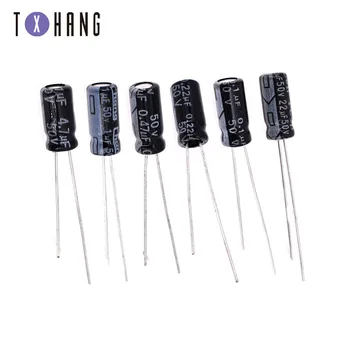 

100PCS 0.1~22UF 0.1/0.22/0.47/1/4.7/22UF Electrolytic capacitor HOT US