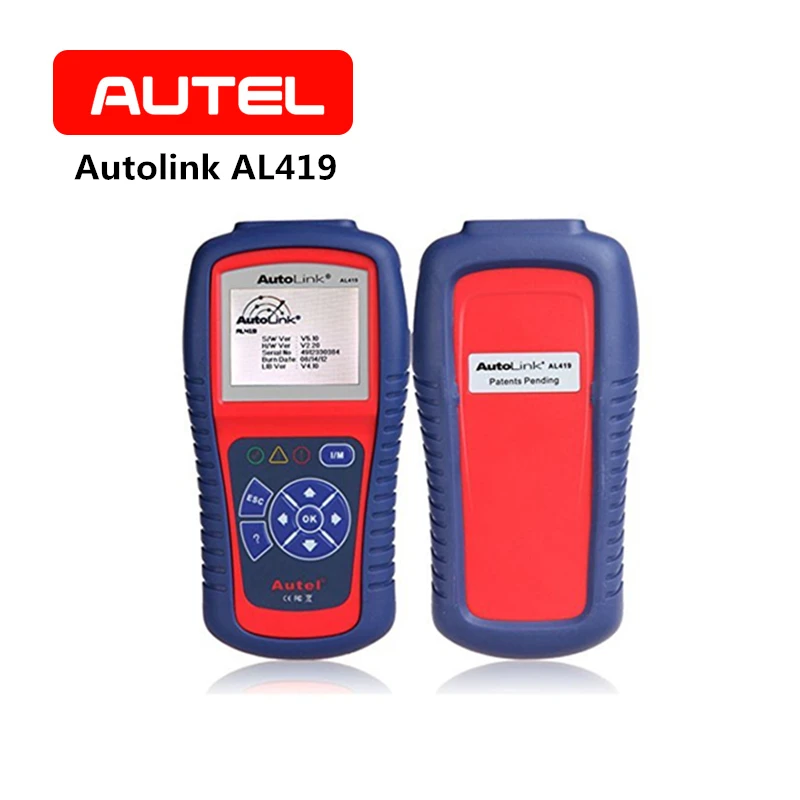 

AUTEL Autolink AL419 Code Reader Troubleshooter code Automotive TFT Color display Car Repair Diagnostic tools OBD2 Scanner