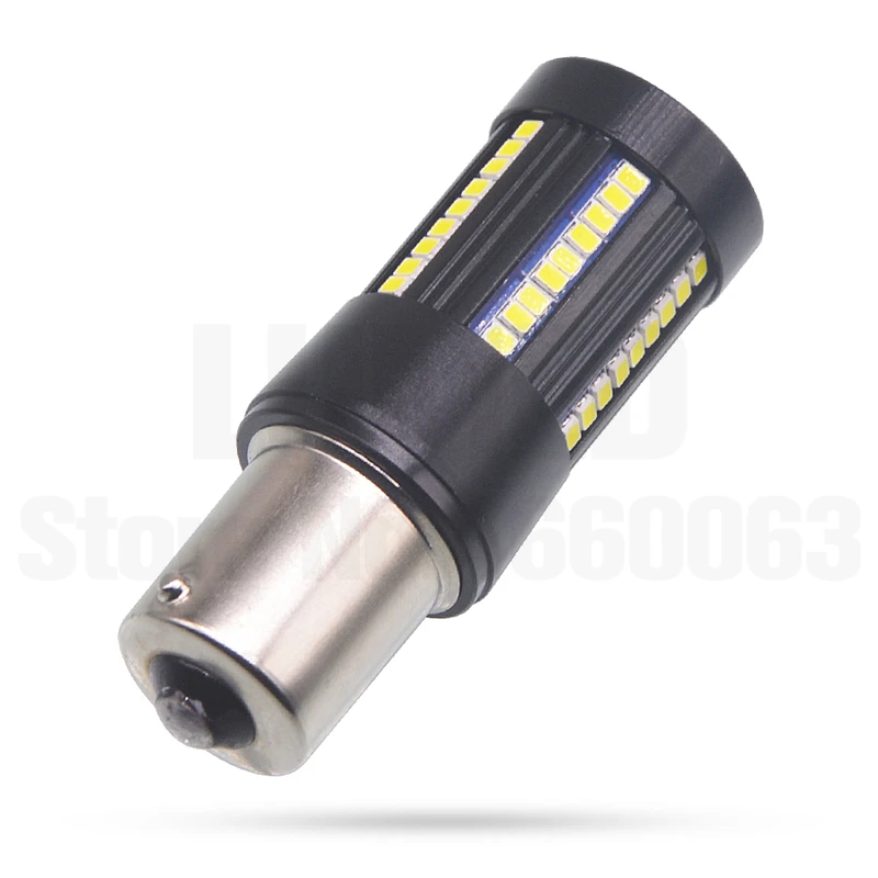 10x P21W светодиодный 1156 600LM p21/5 Вт 1157 автомобиля 66 светодиодный bay15d Авто дневные ходовые огни, SMD 12V обратного светильник