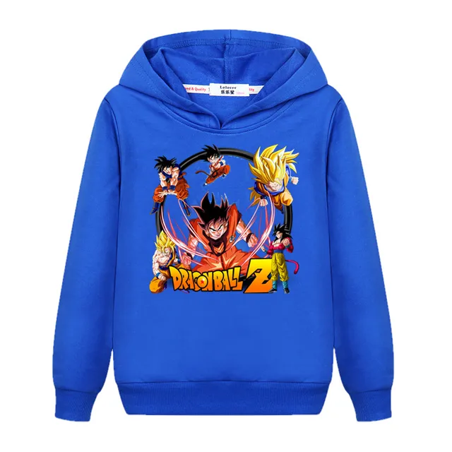 Kids Cool Dragon Ball Z Hoodies Boys 3d Pullovers Sportswear Hooded ...