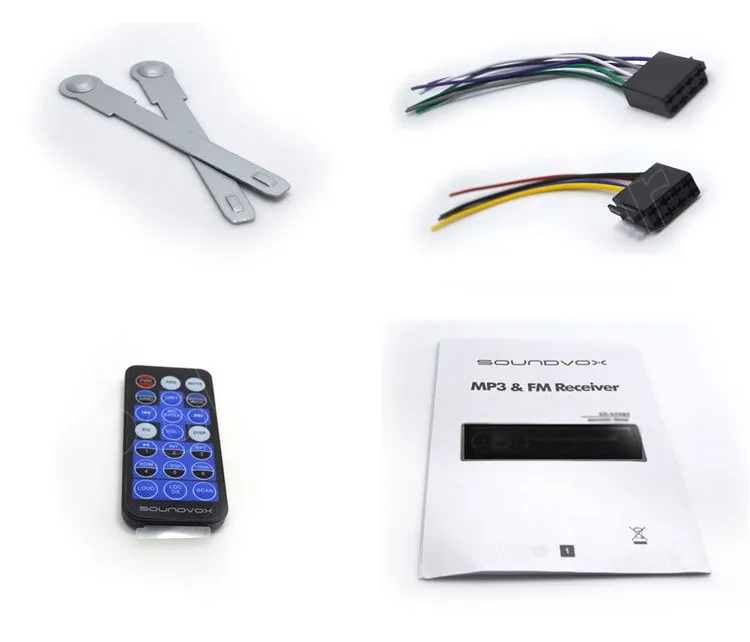 Электроника 1 Din In-dash Bluetooth пульт дистанционного управления SD USB MP3 плеер Высокое качество авто радио
