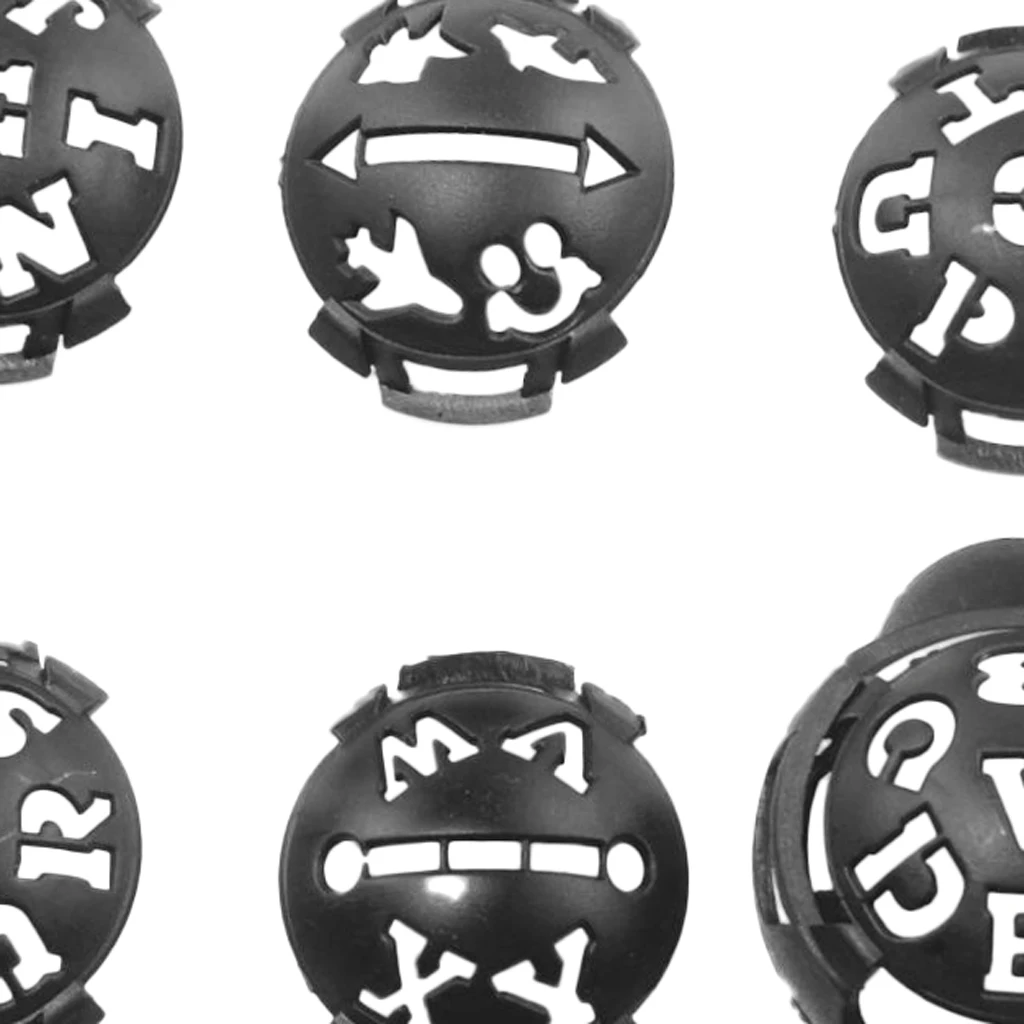 6Pcs Liner Marker Template Drawing Mark Alignment Tool For Putting Training Golf Ball Alignment Tool