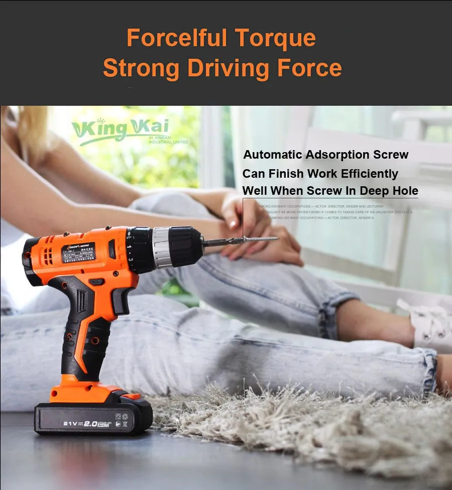 Cordless Lithium Battery Electric Drill-23