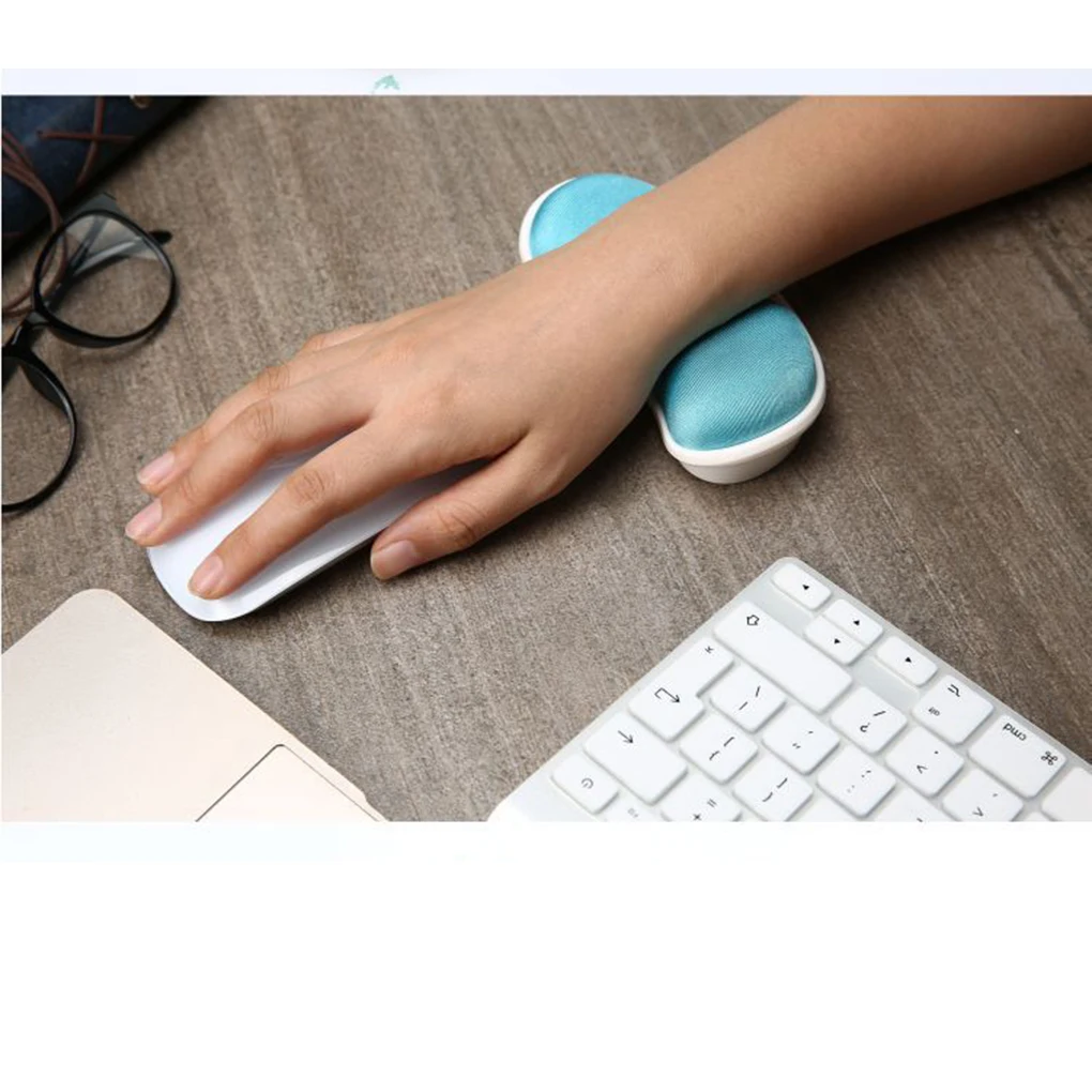 ПК компьютер 3D подставка для запястья Силикагель Подушка для рук Пена Памяти Коврик для мыши для ноутбука Настольный анти-скользящий коврик для мыши