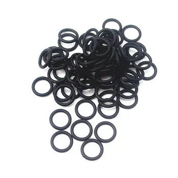 

100Pcs Black "O" Type Sealing Rubber Ring Gaskets 5/6/7/8/9/10/11/11.5/12/12.5/13 *2 MM