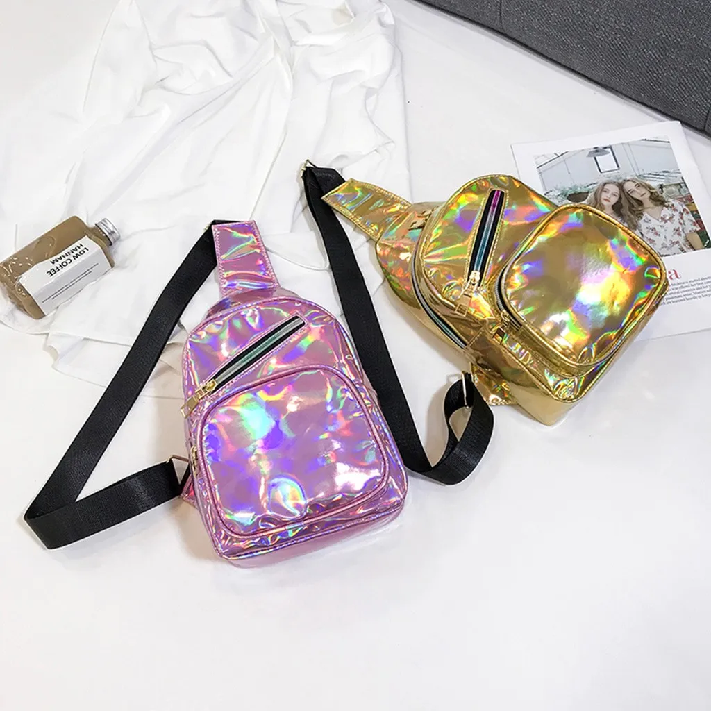 Женская модная Яркая сумка через плечо, сумки через плечо, поясная сумка для путешествий, поясная сумка для мобильного телефона