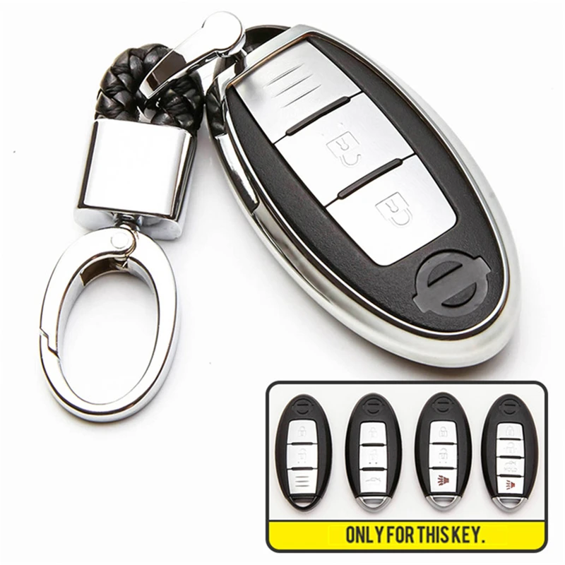 

KUKAKEY TPU Car Key Cover Case For Nissan Qashqai Juke Note Almera Teana Tiida Murano Primera 3 Buttons Smart Car key Shell
