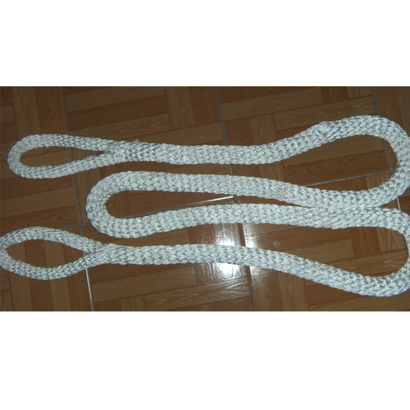 

1TonX1M to6M heavy duty towing rope with shackle nylon tow trailing trailer cable rope lifting chain sling-in Lifting Tools