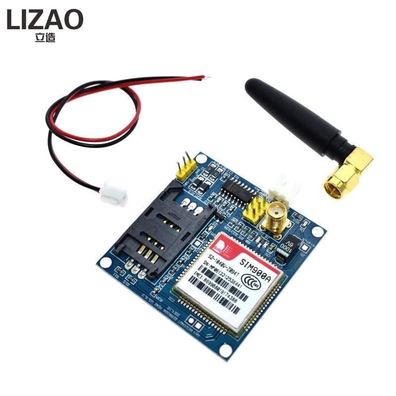 

WAVGAT SIM900A SIM900 MINI V4.0 Wireless Data Transmission Module GSM GPRS Board Kit w/Antenna C83