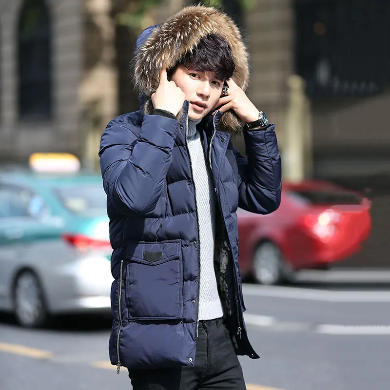 Английский стиль тонкая мужская куртка зимняя парка на молнии для мужчин s Мягкий куртки HoodieCasual короткие теплые пальто