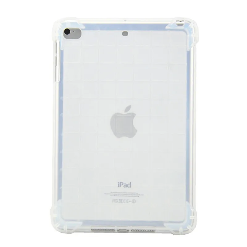 Силиконовый для iPad Mini 1 2 3 4 5 Чехол Мягкий ТПУ прозрачный защитный чехол для iPad 7,9 дюймов с подушками безопасности