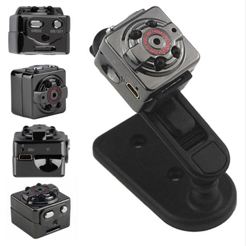 SQ8 Mini DV Camera 1080P Full HD Car Sports IR Night Vision DVR Video Recor 1920 x 1080P support 8