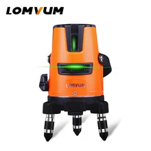 LOMVUM 2 линии 2 точки лазерный уровень самонивелирующийся 360 горизонтальный вертикальный крест супер мощный зеленый луч