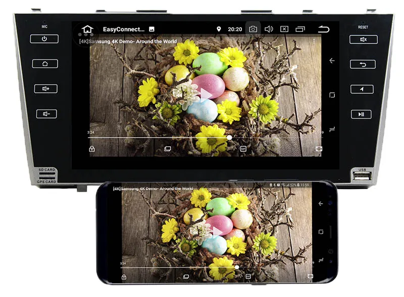 Toyota camry touch screen radio android 8.0 stereo 4