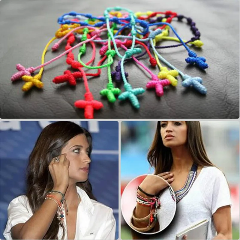ABL277(120) браслет ручной работы дружбы с узелком 18 цветов|pulsera decenario|religious braceletfriendship
