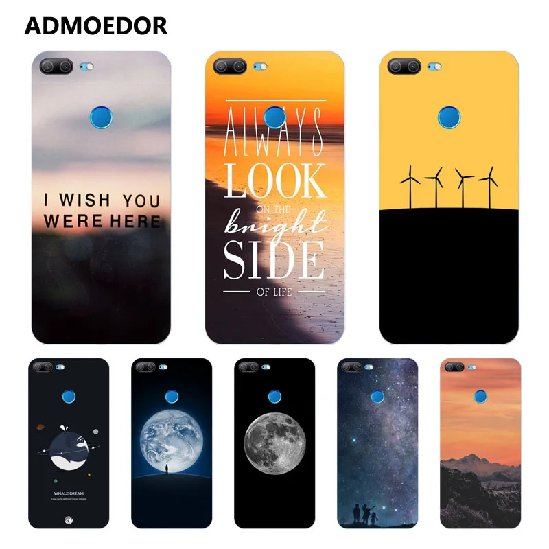 

Huawei honor 9 lite Case,Silicon scenery Painting Soft TPU Back Cover for Huawei honor 9 lite Phone fitted Case shell