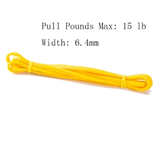 Rubber Resistance Bands 208cm Athletic Elastic Bands Loop Expander Fitness Power Training Workout CrossfitStrengthen Muscles - Цвет: Yellow-15 lb