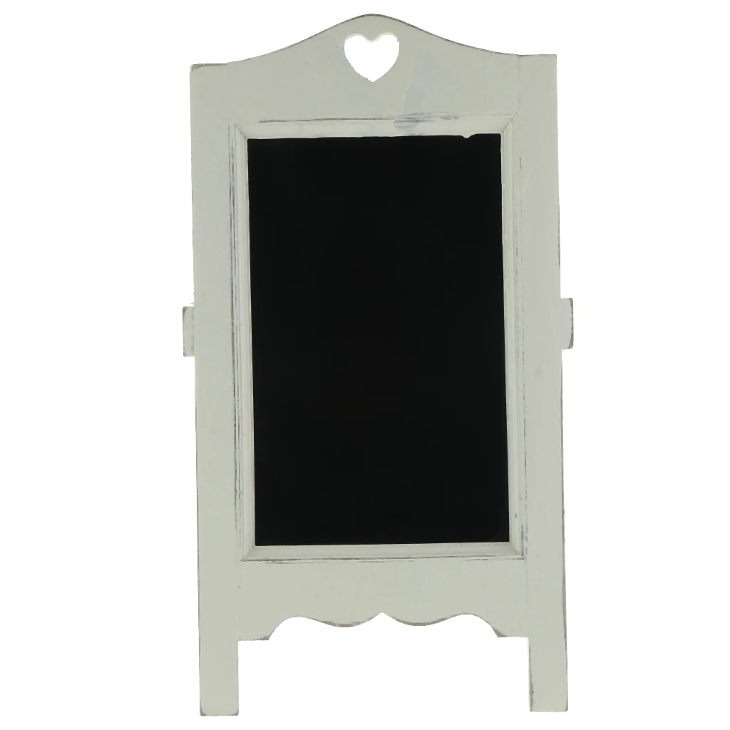 Mini Wooden Blackboard Chalkboard with Stand Wedding Party Dinner Table Decor Tags