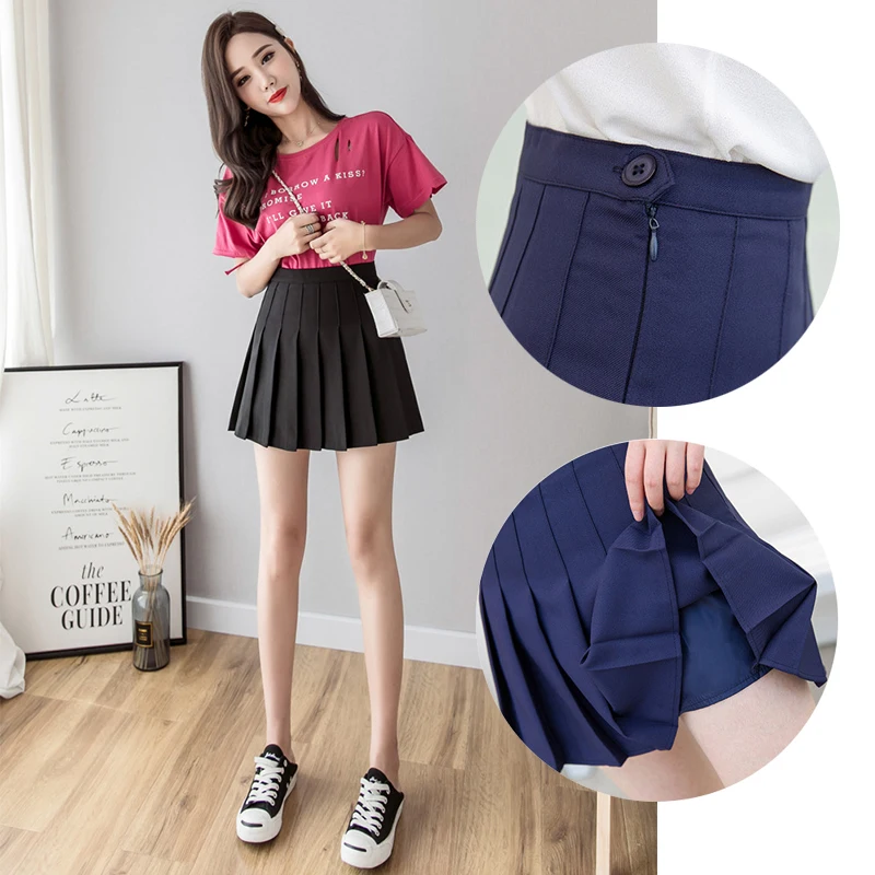 

Women's Basic Stretchy Pleated Athletic Skirt Tennis Quick Dry Active Skorts with Shorts Inner Workout Fitness Running Shorts