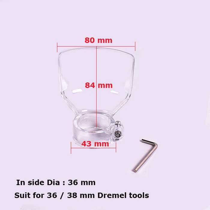 

New Shield Rotary Tool Attachment for 400W HILDA Accessories For Mini Drill Mini Grinder Cover Case Dremel tools Accessory