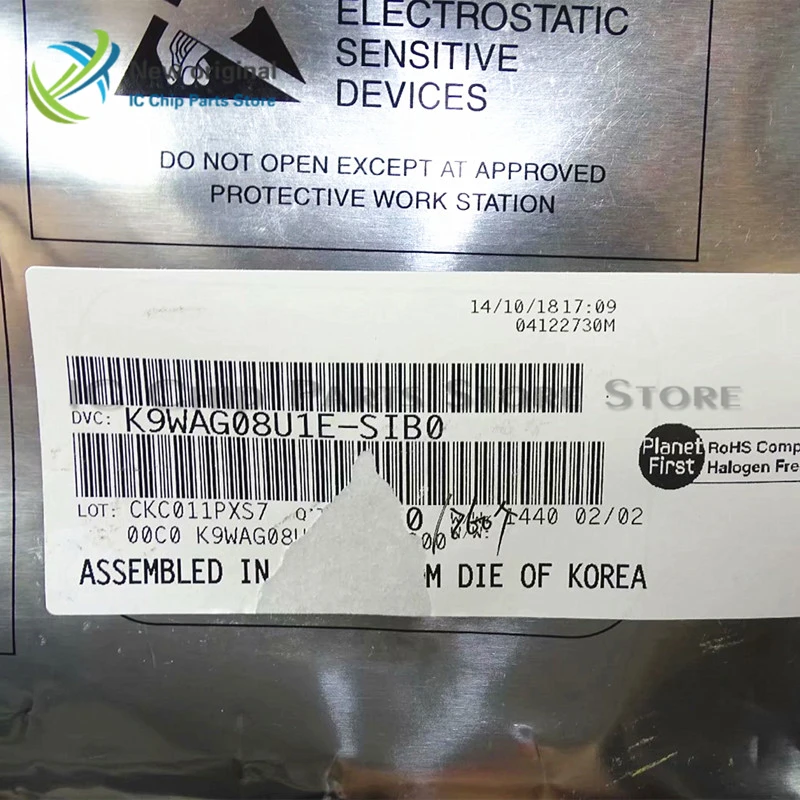 Флэш-накопитель K9WAG08U1E TSOP48 100% Новый оригинальный встроенный IC-чип | Электроника