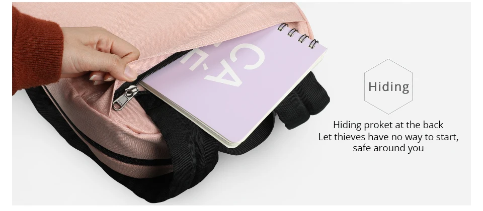 Chegada para Mulheres Bolsas de Luz Suave para as Meninas de Viagem Tigernu Nova Rosa Alta Qualidade Mochilas Escolares Bolsas Femininas Casuais Encantadoras 12 High Quality Bolsas e Malas