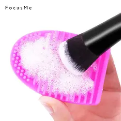 FM силиконовый коврик для очистки кистей Косметика Make Up щетка для мытья Гель для очистки коврик Фонд кисти для макияжа очистки Scrubbe доска