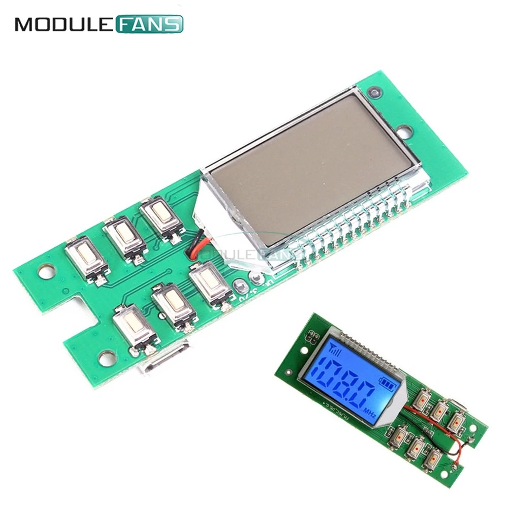 

FM Transmitter Module Wireless Microphone Circuit Board Computer Audio Transmitting DC 3v 5V FM Module 87.0MHz-108.0MHz