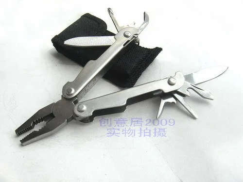 2pcs/lot  80g Mini Outdoor Multi functional Pliers,sword,Bottle opener,Screwdriver Small Size Combination Pliers Free shipping