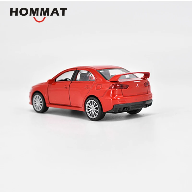 HOMMAT 1:36 Mitsubishi Lancer Evolution X EVO литье под давлением игрушечный автомобиль модель Черная пятница подарок автомобили игрушки для детей
