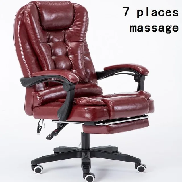 E Game Chair Office Boss Nap Chairs for 150kg Ergonomic Handrail PU Chair with 7 or 2 Places