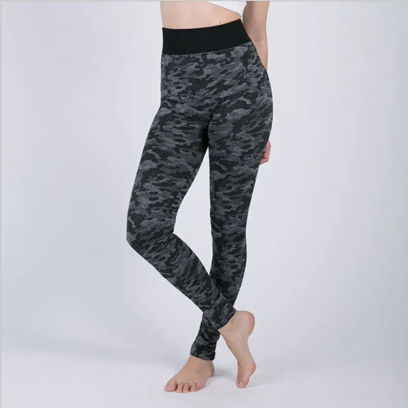 

Womens Sporting Leggings Black Print Workout Women Fitness Legging Pants Slim Jeggings Wicking Force Exercise Clothes 9107