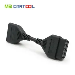 Mr Cartool оригинал для стартовый автомобильный Obd2 удлинение кабеля 12 V X431 IDIAG/5C/V/GOLO/Easydiag 14 см АВТО OBDII ОДБ расширения кабели