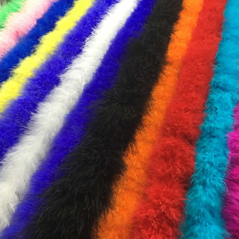 

Length 2 yards Turkey Feather Boas Lady Scarf for Clothing Accessories Wedding Decorations Centerpieces Feathers