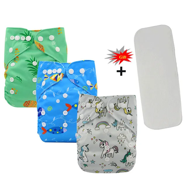 baby cloth diaper90 Ohbabyka Моющиеся Многоразовые детские тканевые подгузники, закрывающие подгузники, водостойкие подгузники, детские трусики, детские подгузники с карманами+ вставка - Цвет: baby cloth diaper90