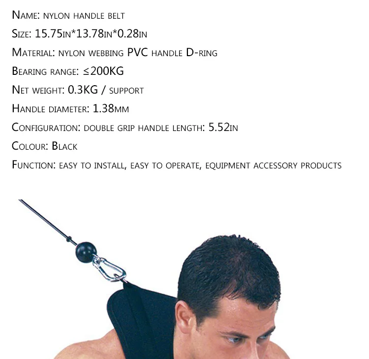 1 шт. фитнес для мышц пресса Crunch ремни домашний тренажерный зал упражнения поводок ремень через плечо оборудование аксессуары