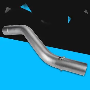 

Motorcycle Modification Exhaust Vent Middle Link Connect Pipe for KAWASAKI ZX-6R 2009-2015