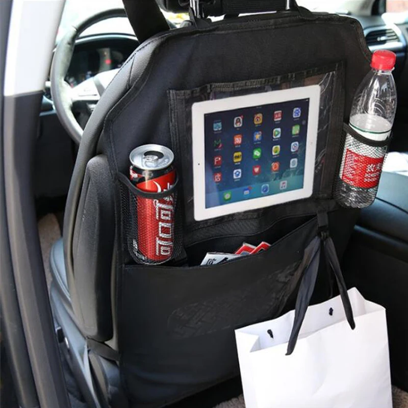 Car Back Seat Organizer Book Phone Storage Bag Auto Interior