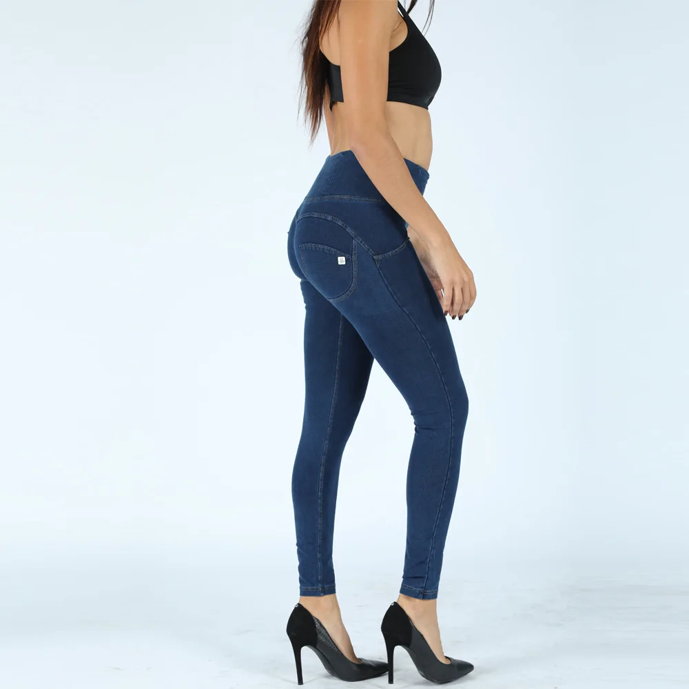 LIBERJOG, джинсы с высокой талией, сексуальные, пуш-ап, бедра, джинсовые штаны, женские эластичные леггинсы для фитнеса, женские, бодибилдинг, повседневные штаны