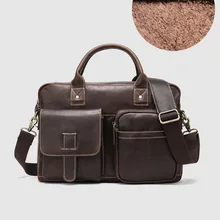 CARANFIER Мужские портфели большой емкости Сумки для деловых поездок из натуральной воловьей кожи винтажные качественные мужские сумки на плечо