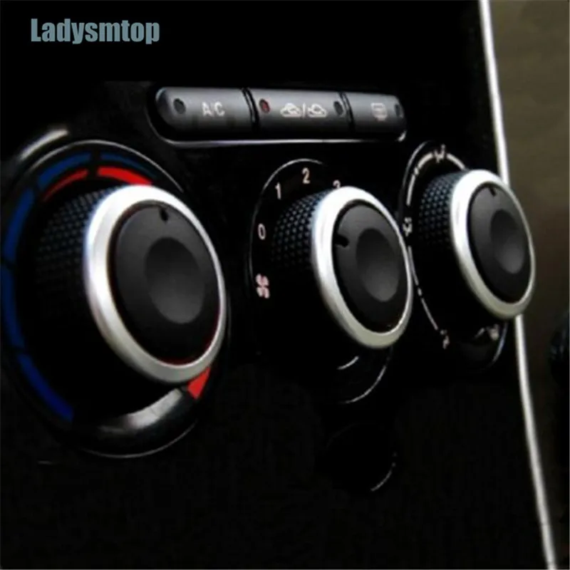 

Ladysmtop Car styling Air Conditioning heat control Switch AC Knob case for Ford S-MAX Focus 2 Focus 3 Focus 4 auto accessories